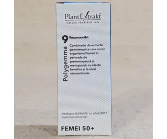 Polygemma 9 pentru femei 50+ 50ml picture - 3