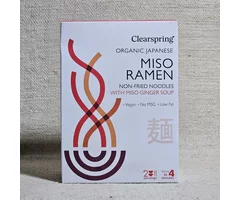 Ramen cu supă miso și ghimbir ECO 210g