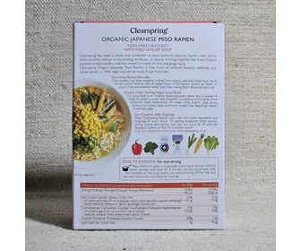 Ramen cu supă miso și ghimbir ECO 210g picture - 2