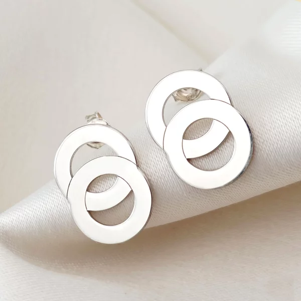 2 Évtized Ezüst Fülbevaló