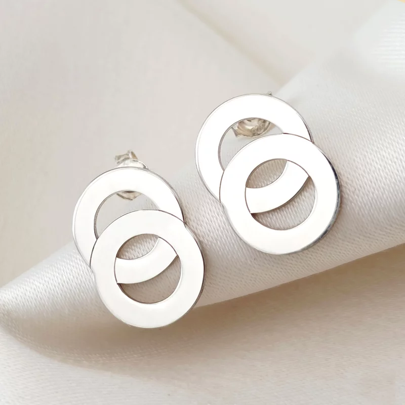 2 Évtized Ezüst Fülbevaló