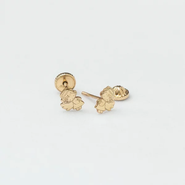 9K Koronás Angyal Baba Fülbevaló
