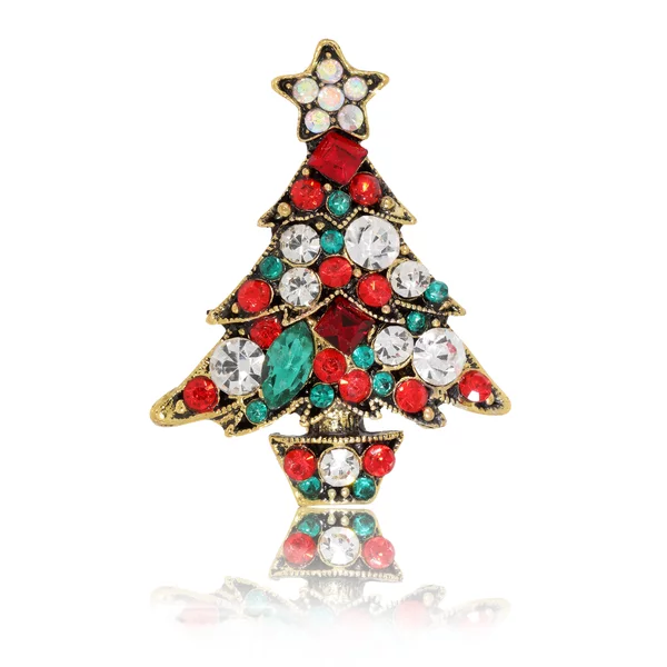 Aranyozott Díszes Fa Bross