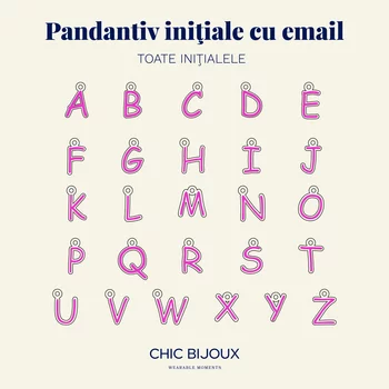 Ezüst  Nyaklánc - Álomszirmok - Kezdőbetüvel és virággal - 925 Sterling Ezüst