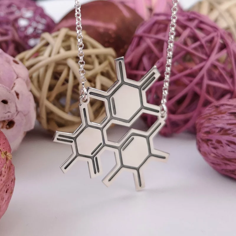 Lánc függő DNS-molekulákkal - Ezüst 925