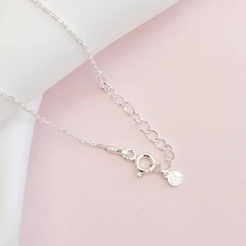 Név Nyaklánc - Dőlt Betűtípus - Sterling Ezüst 925