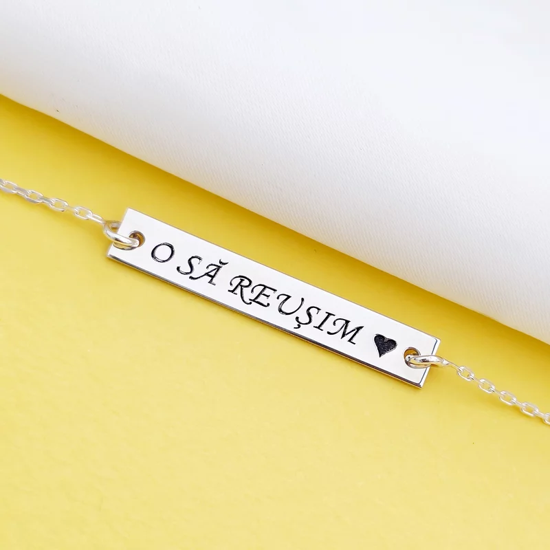 Névlemez karkötő - 925-ös Ezüst