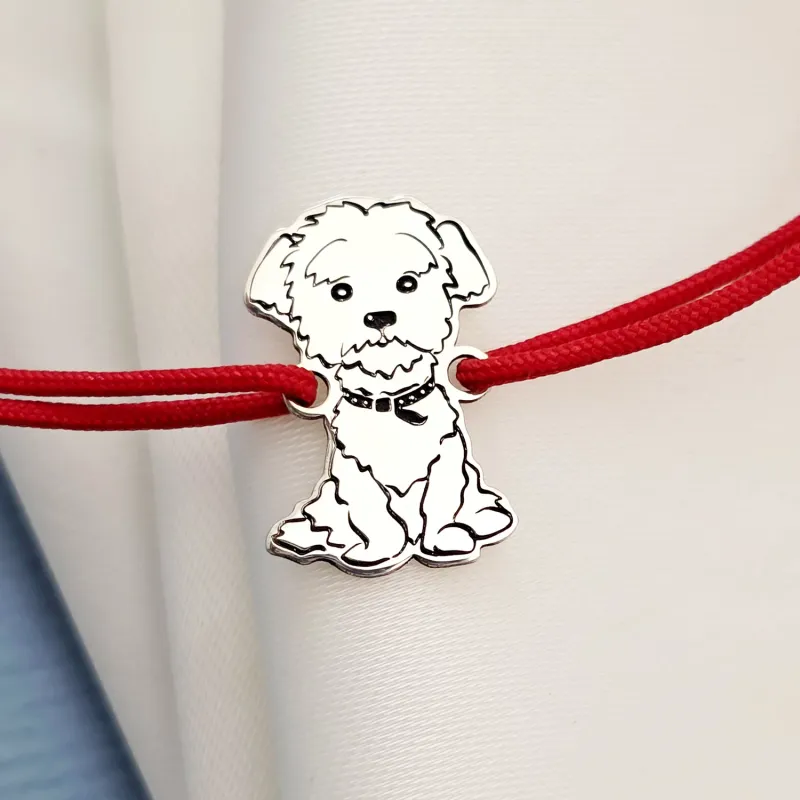 Bichon Karkötő - 925 Sterling Ezüst - Állítható Zsinór