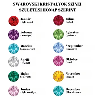 Ezüst Csillagkép Érme Karkötő Swarovski kristállyal és állítható zsinórral