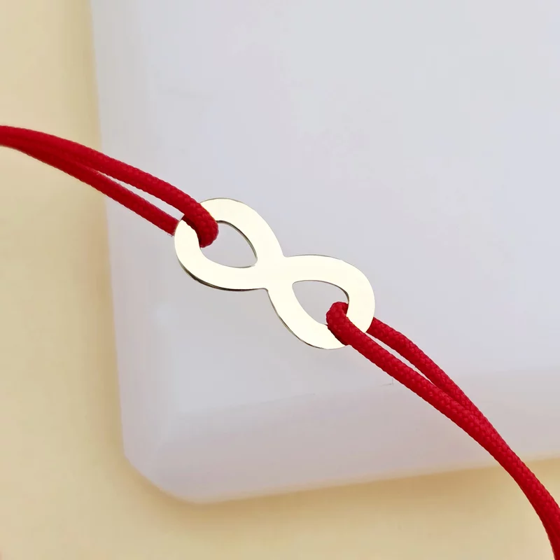 9K Végtelen Karkötő állítható zsinórral