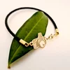 Bratara Aparat foto - Argint 925 placat cu Aur 18k, piele