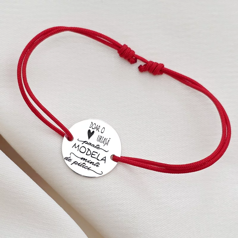 Bratara banut - Educatoare/Invatatoare - Argint 925 - snur reglabil picture - 3