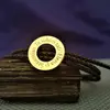 Bratara barbati model Compas cu mesaj personalizat - Argint 925 placat cu Aur 14K si Piele