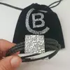 Bratara barbati - personalizata cu QR code - Argint 925 si Piele impletita