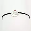 Bratara Bride Squad - Argint 925, snur negru