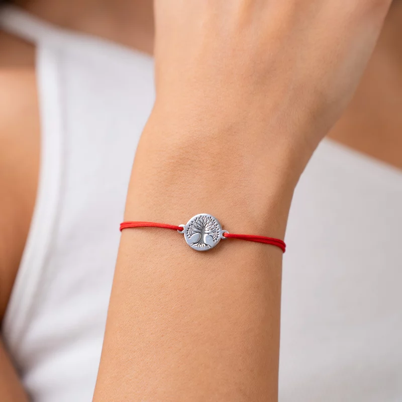 Bratara Copacul Vietii - Argint 925 - snur reglabil picture - 5