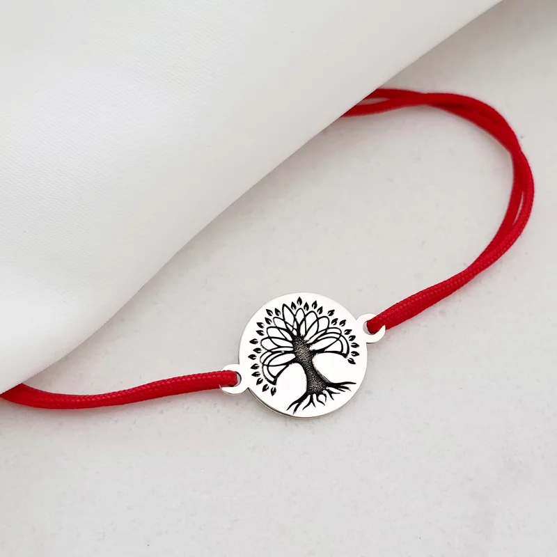 Bratara Copacul Vietii - Argint 925 - snur reglabil picture - 4