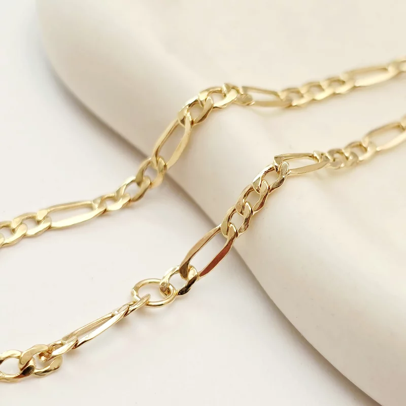 Bratara Cruciulita de 15 mm - Nume gravat - Aur Galben 14K - Cu lantisor fata/baiat picture - 3