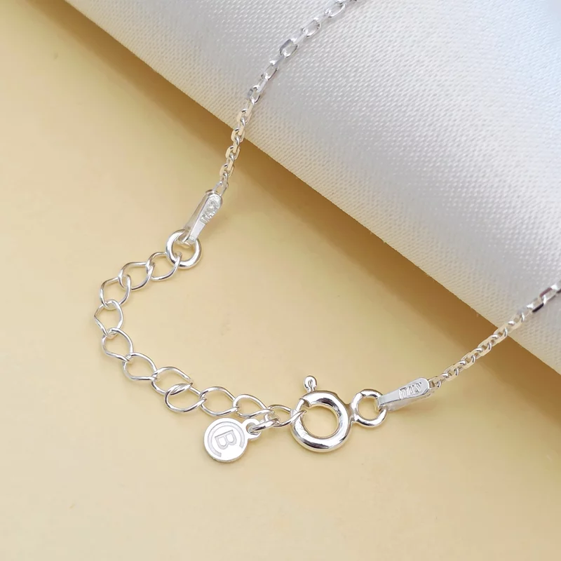 Bratara cu charm la alegere - Educatoare iubita - Pandantiv oval cu lantisor - Argint 925 picture - 5