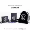 Bratara Familie - 2 Membri - pandant Aur Galben 14K - cu lantisor