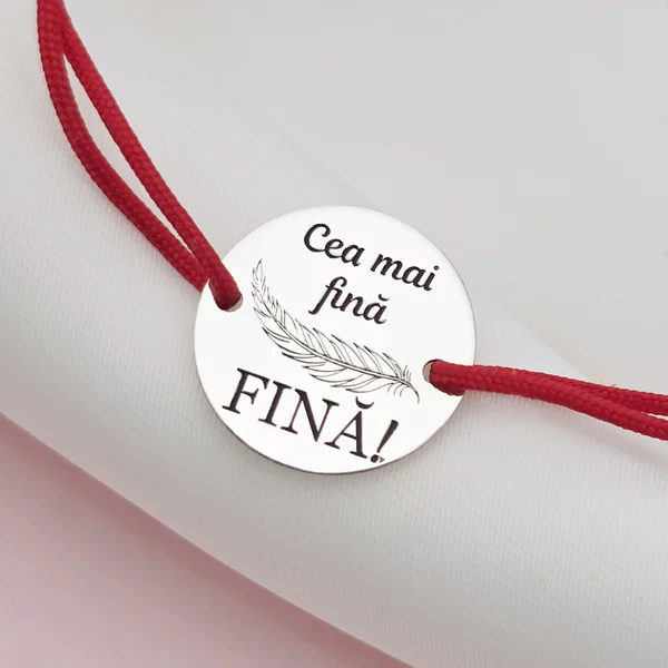 Bratara Fina - Cea mai fina - Argint 925 - Snur reglabil