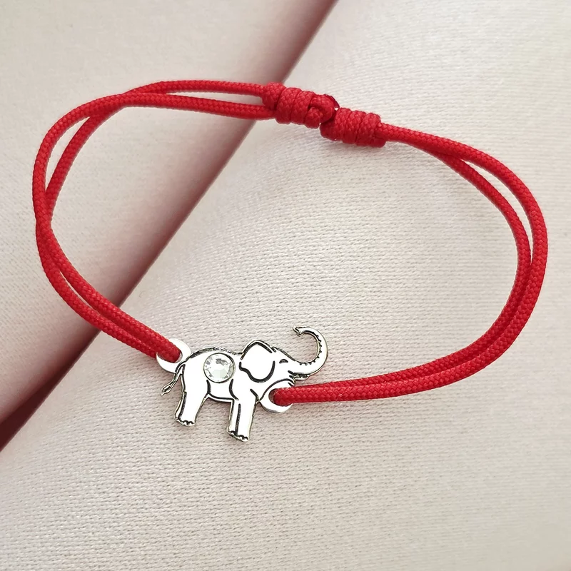 Bratara Elefant - Argint 925 - cristal Swarovski - snur reglabil picture - 5