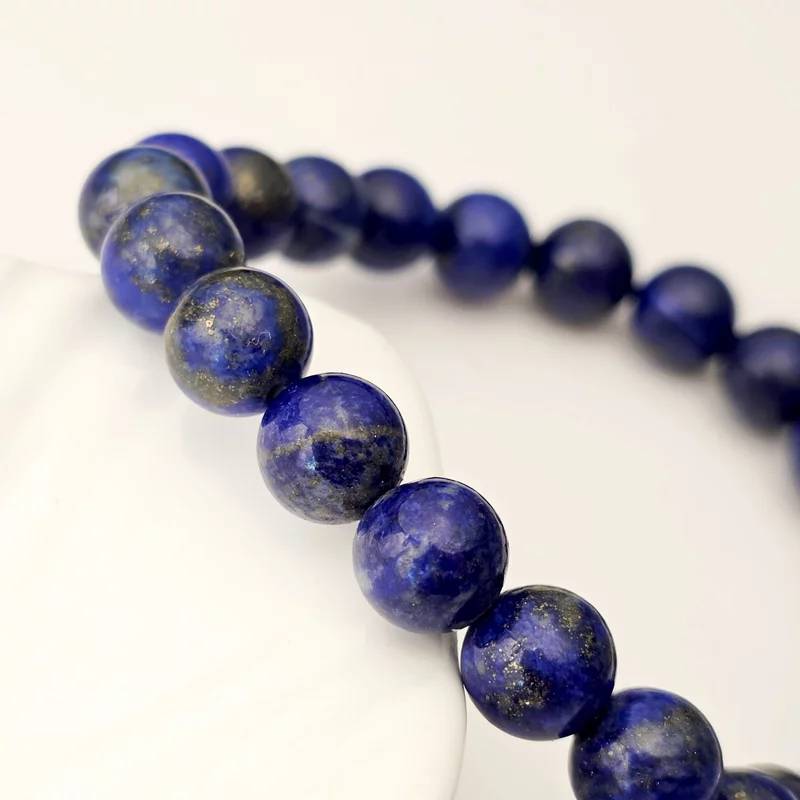 Bratara Lapis Lazuli - 3 Cilindri personalizați - Otel Inoxidabil 316L picture - 5