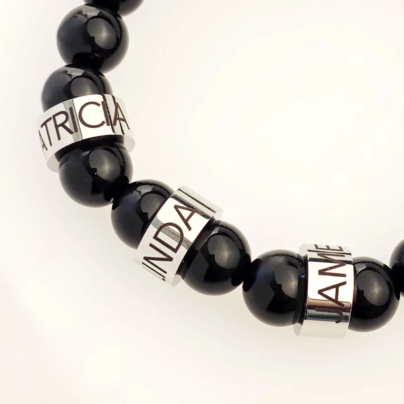 Bratara Onix- 3 Cilindri personalizați - Otel Inoxidabil 316L picture - 4