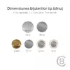 Bratara personalizata - Cea mai buna bunica - Banut de 15 mm decorat cu email - Argint 925 - Snur reglabil
