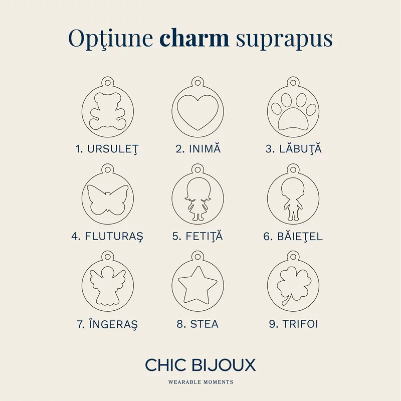 Bratara personalizata cu poza - Lant snake & Charm banuti suprapusi - Model fotogravura relief - Argint 925 picture - 5