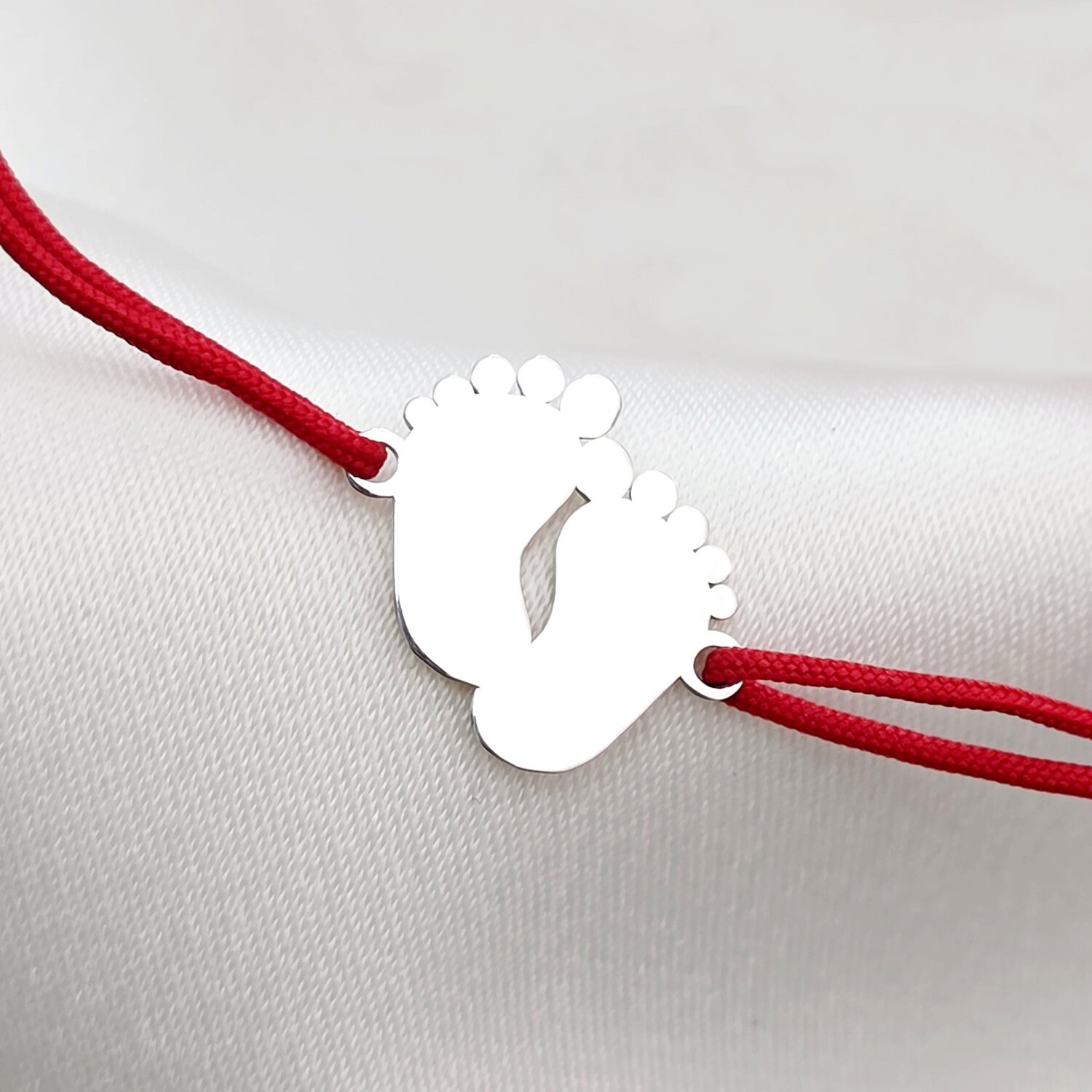 Bratara Picioruse - Argint 925, snur reglabil