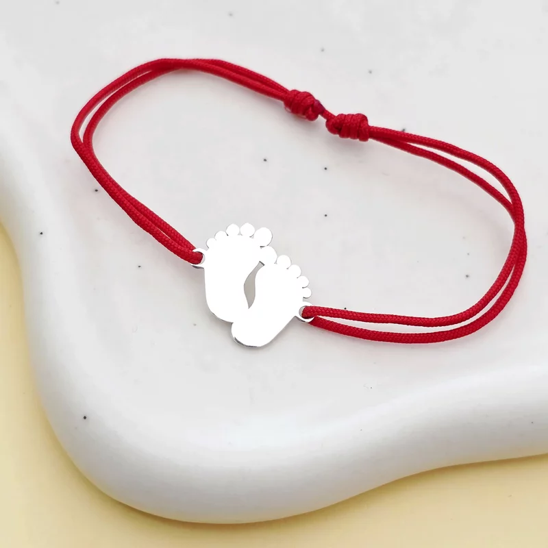 Bratara Picioruse - Argint 925, snur reglabil picture - 3