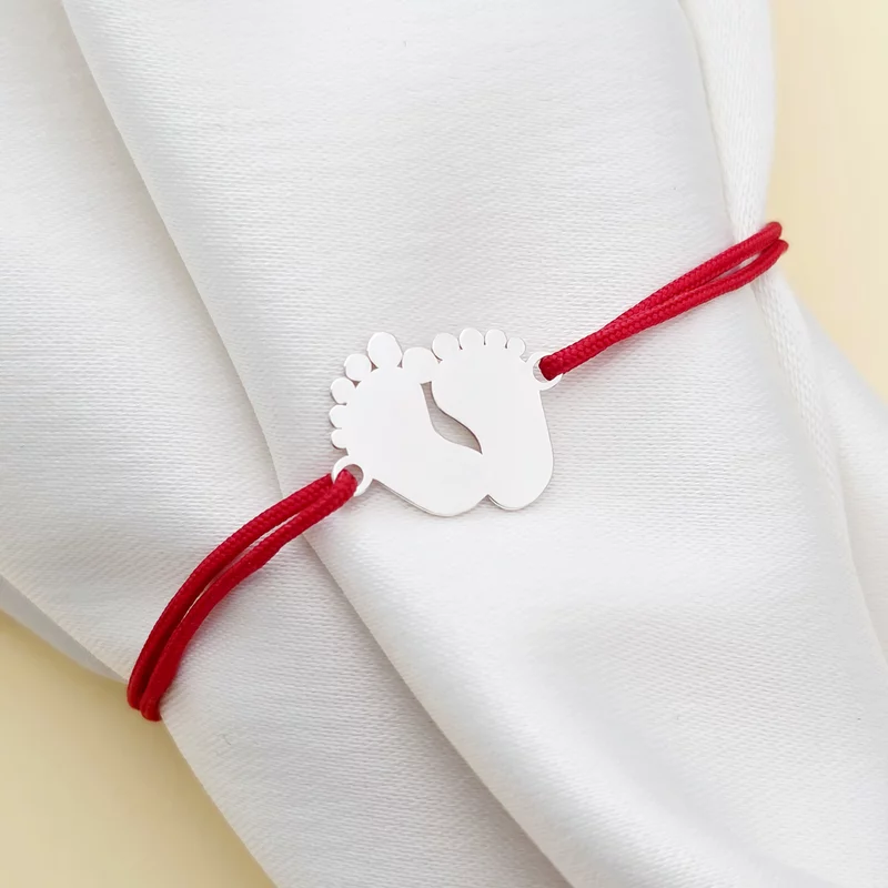 Bratara Picioruse - Argint 925, snur reglabil picture - 4