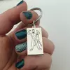 Breloc personalizat - Super Dad - Argint 925 - inel otel inoxidabil