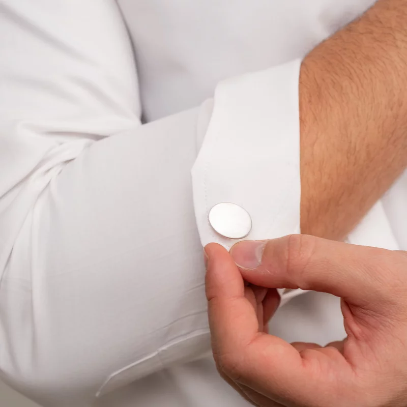 Butoni camasa personalizati - Model oval 20 mm - Argint 925 picture - 2