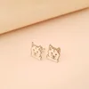 Cercei Akita Japonez - Argint 925, surub