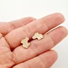 Cercei copii/bebe - Model elefant - Aur Galben 14K - Inchizatoare cu filet