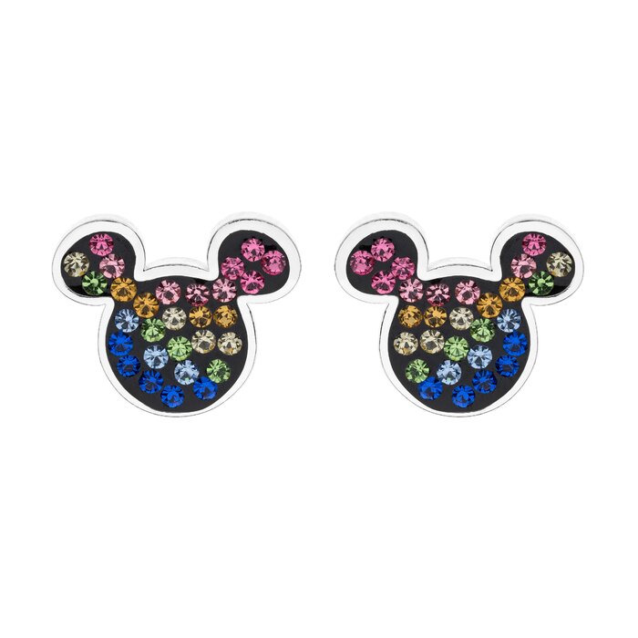 Cercei Disney Mickey Mouse – Argint 925 si Cubic Zirconia colorate 925