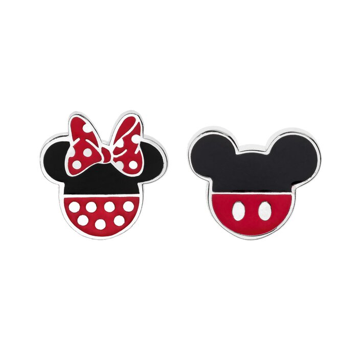 Cercei Disney Mickey si Minnie Mouse – Argint 925 cu email colorat 925