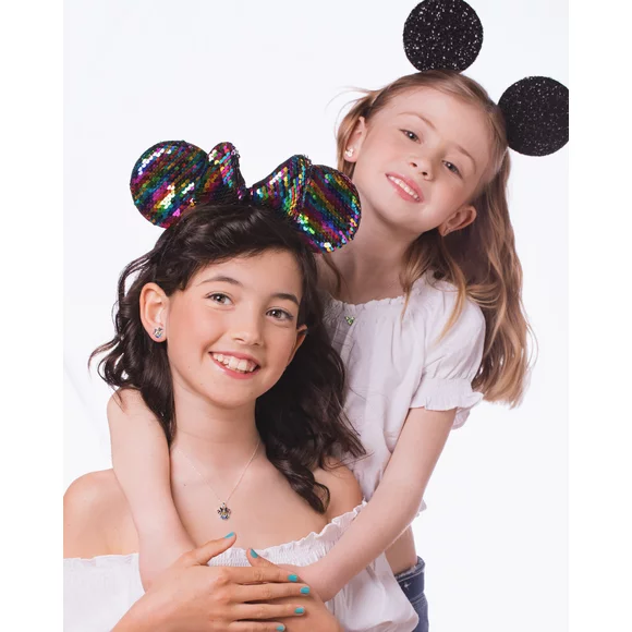Cercei Disney Minnie Mouse - Argint 925 si Cubic Zirconia colorate