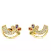 Cercei - Field Of Flowers - placati cu aur 18K