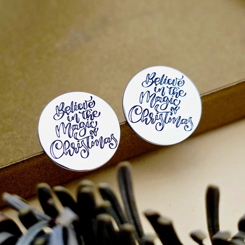 Cercei Craciun - Magia Craciunului - Argint 925, surub picture - 3