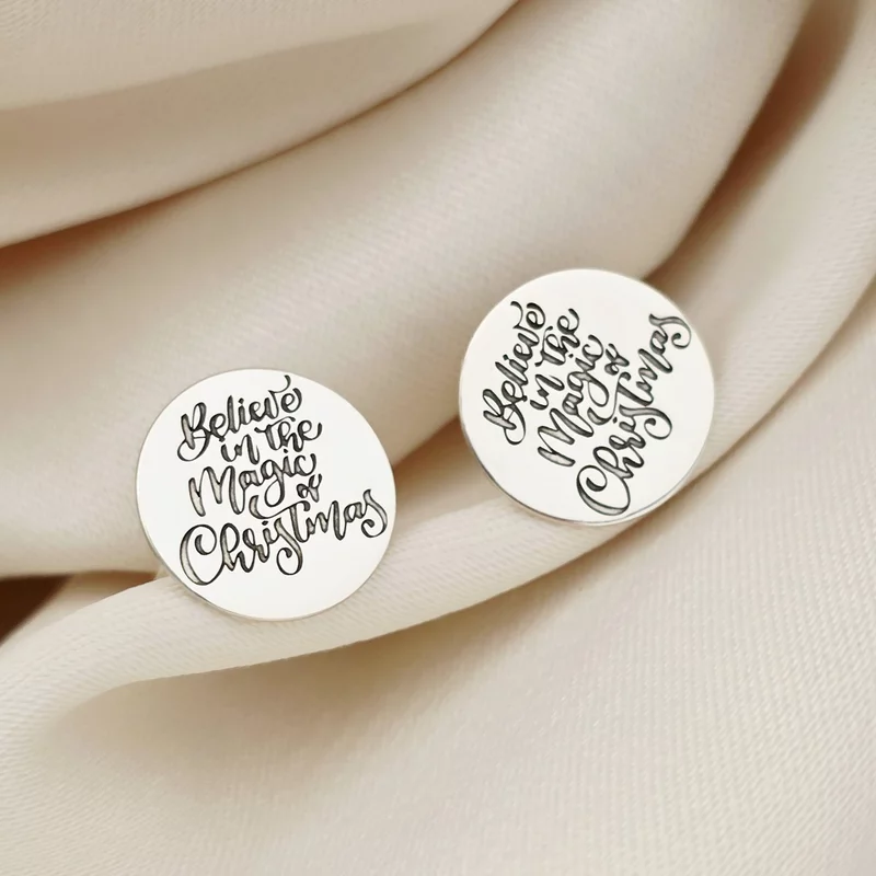 Cercei Craciun - Magia Craciunului - Argint 925, surub picture - 2