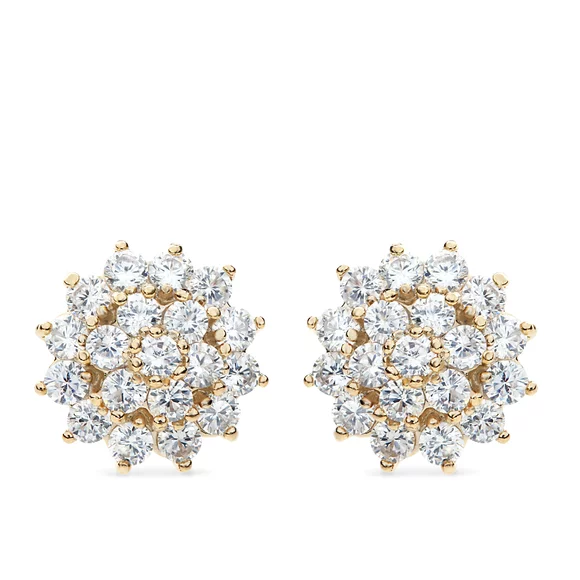 Cercei - Shine Bright - Placati cu aur 18K