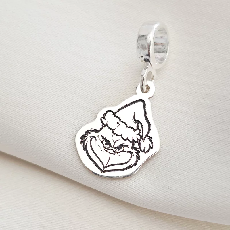 Charm personalizat Craciun - Grinch - Argint 925 picture - 2