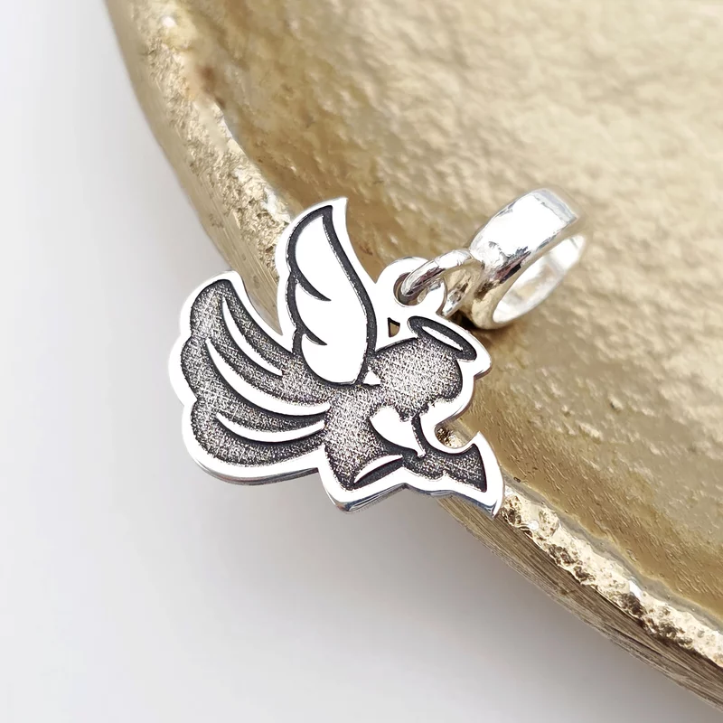 Charm personalizat Craciun - Inger - Argint 925 picture - 1