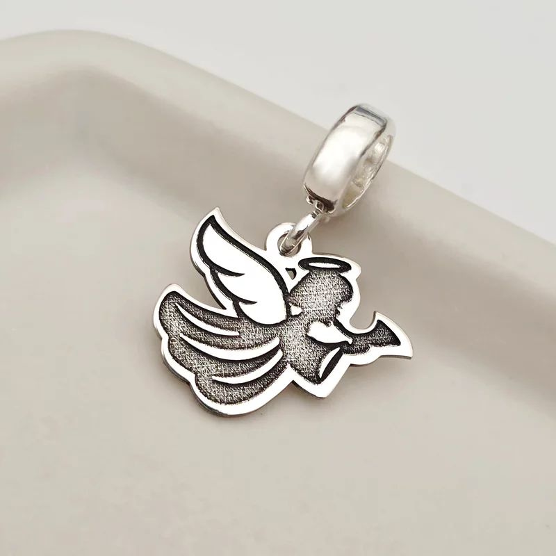 Charm personalizat Craciun - Inger - Argint 925 picture - 2