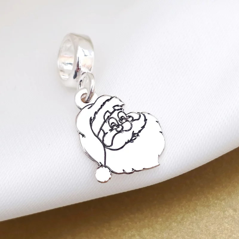 Charm personalizat Craciun - Mos Craciun - Argint 925 picture - 3