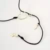 Colier lariat Y - 4 pandantive -  Inima si 3 piese la alegere - Aur Galben 14K - cu snur rezistent