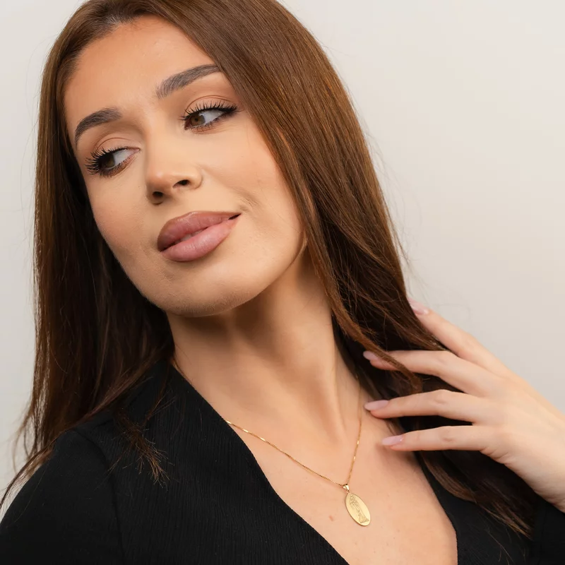 Colier RUGA - Argint 925 placat cu Aur 18K - Colectia Victoriana picture - 2